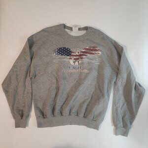 Vintage Jerzees “Eagle America Tradition” Sweatshirt — Men’s XL